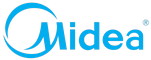 Логотип фирмы Midea в Щёкино